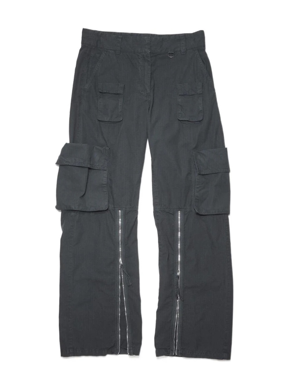 Acne Studios Zip Detail Cargo Pants - Picture 2 of 14